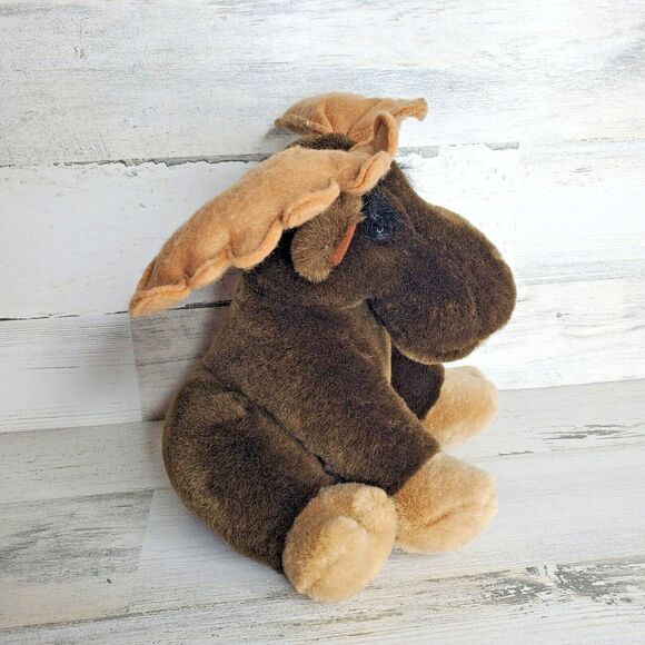 Vintage Moose Plush North America Native Stuffed Animal ASI 62960 VERY NICE! - Picture 3 of 8